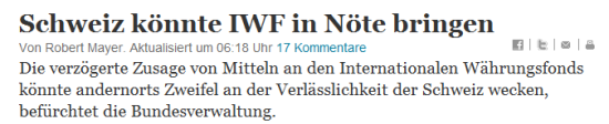 Schweiz IWF