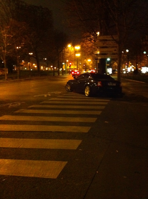 Parkplatz in Paris November 2011