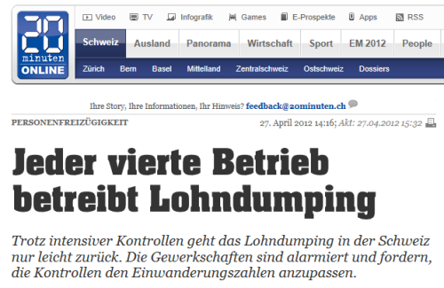 Lohndumping
