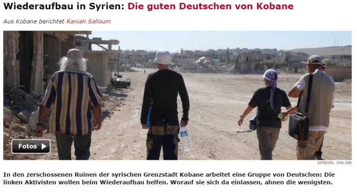 Spiegel, 30.06.2015: Kobane befindet sich wieder in kurdischer Hand und wird wieder aufgebaut