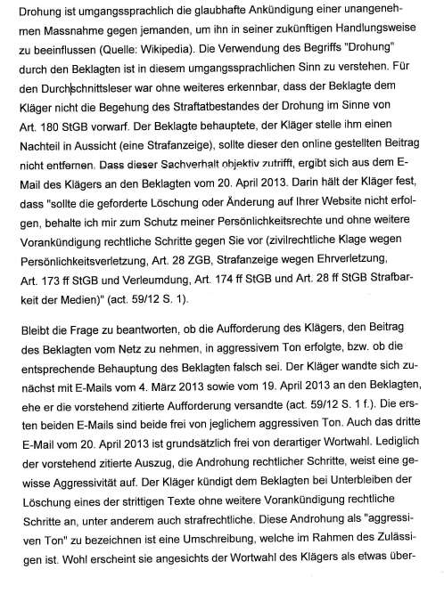 Urteil Bezirksgericht Uster